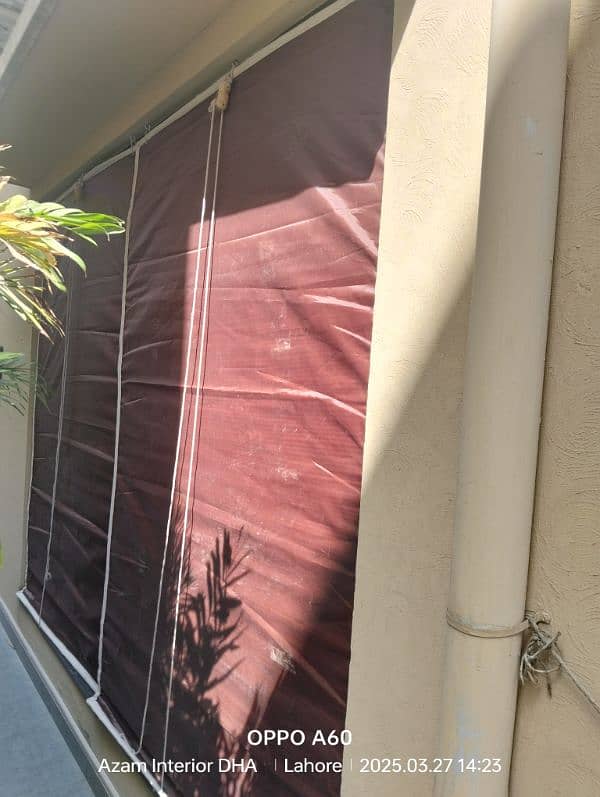 outdoor kana chikh Roller blinds All types of bamboo chikh blinds wind 12