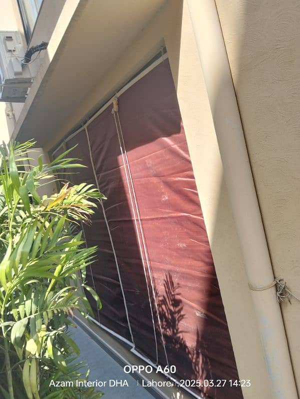 outdoor kana chikh Roller blinds All types of bamboo chikh blinds wind 13