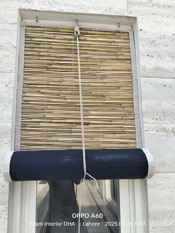 outdoor kana chikh Roller blinds All types of bamboo chikh blinds wind 19