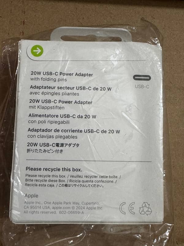 Apple original type C charger for iPhone 15 and 16 series 1