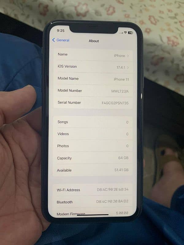 Iphone 11 factory unlock Non PTA sim time available 3
