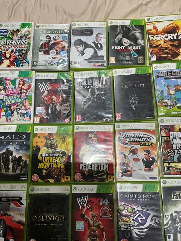 Xbox 360 cd some cd used and some are new don’t call me text me 2