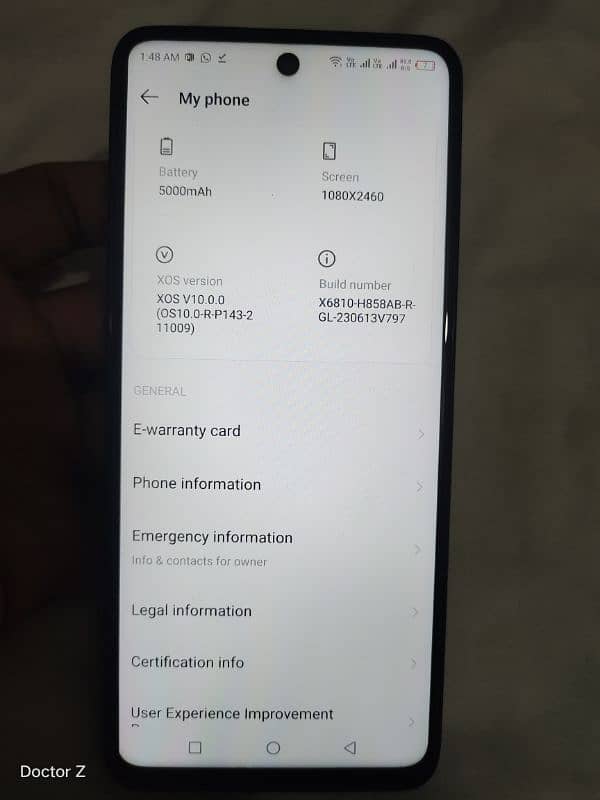 Infinix Zero X Neo 8+3/128GB 7