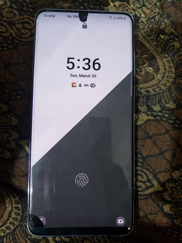 samsung s20 plus non pta  128 minor dot fonrt break back break. 5