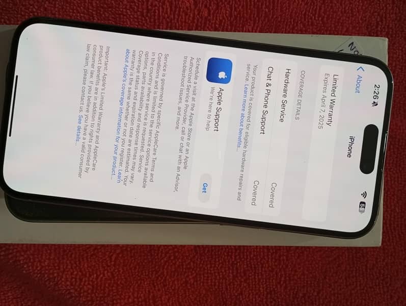 Apple Iphone 15 pro max 256 Natural Titanium LLA Factory unlocked 4