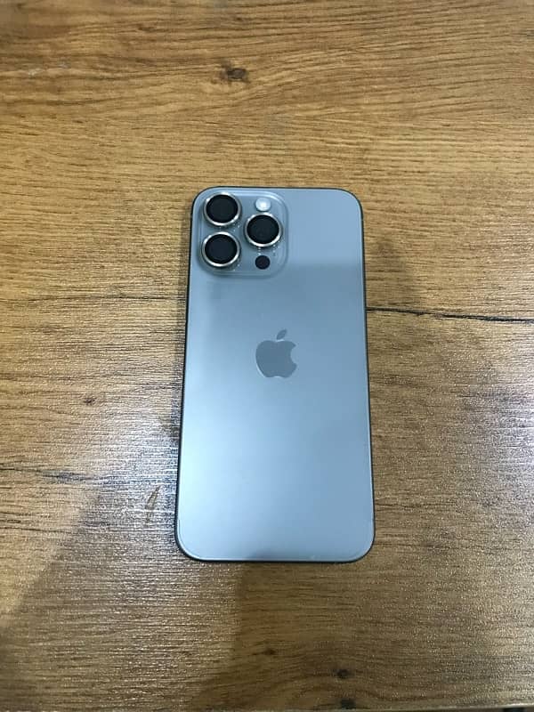 Apple Iphone 15 pro max 256 Natural Titanium LLA Factory unlocked 6
