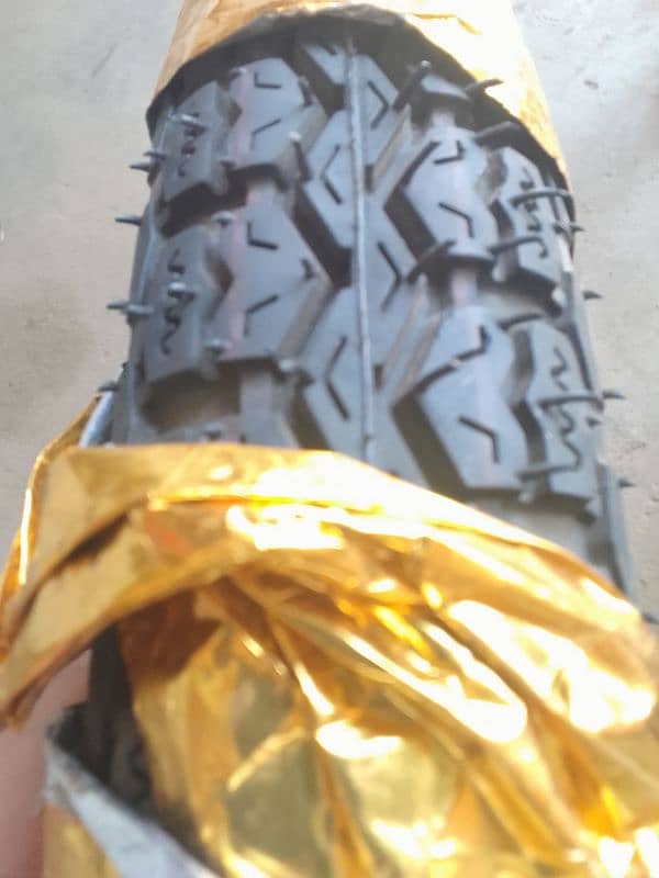 panther power tyre with tube orignal tyre 1