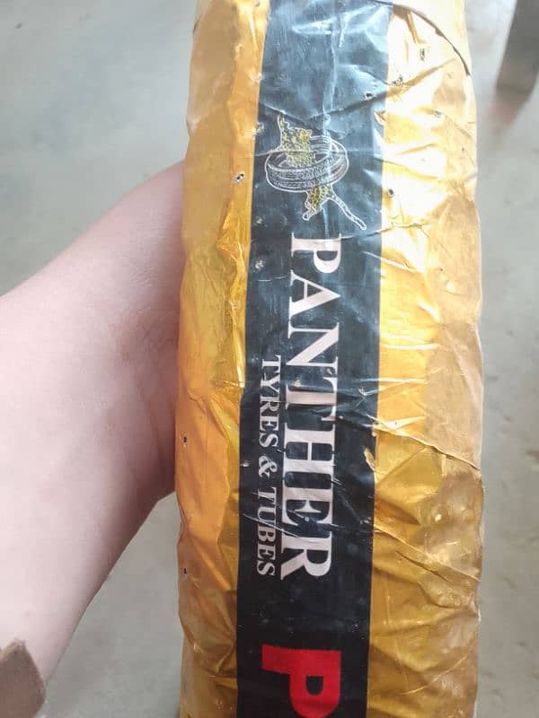 panther power tyre with tube orignal tyre 2