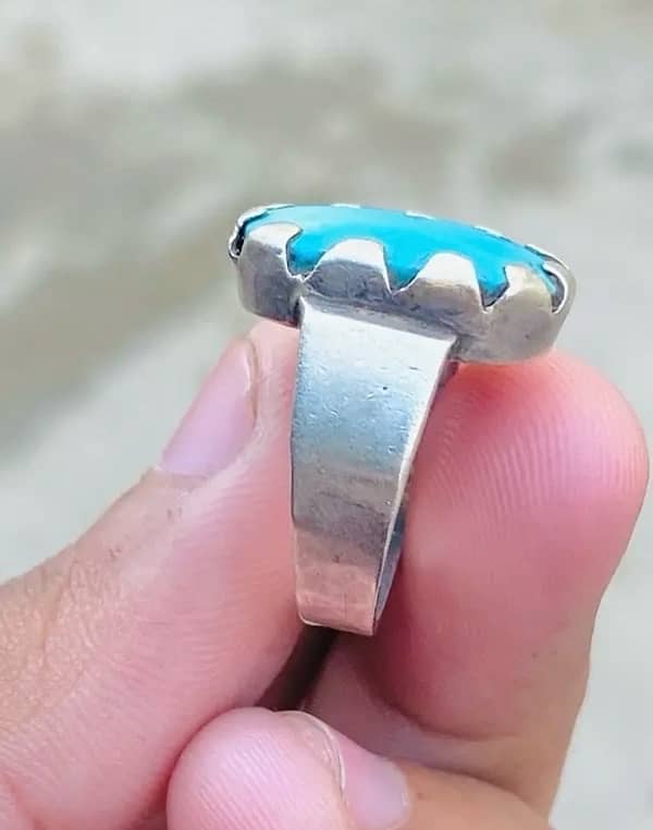 SILVER RING PURE CHANDI ORIGINAL FAROZA 1