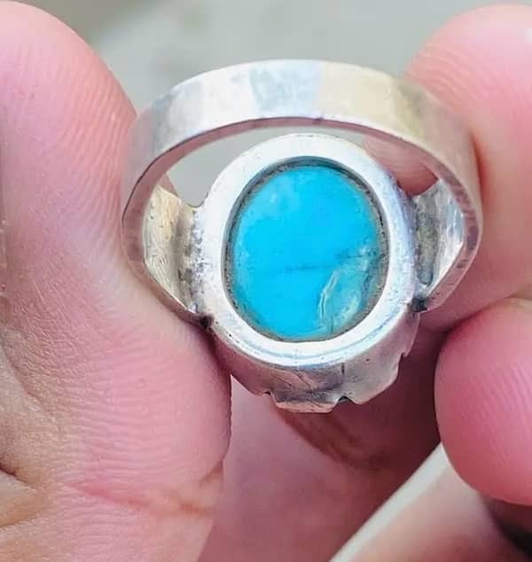 SILVER RING PURE CHANDI ORIGINAL FAROZA 3