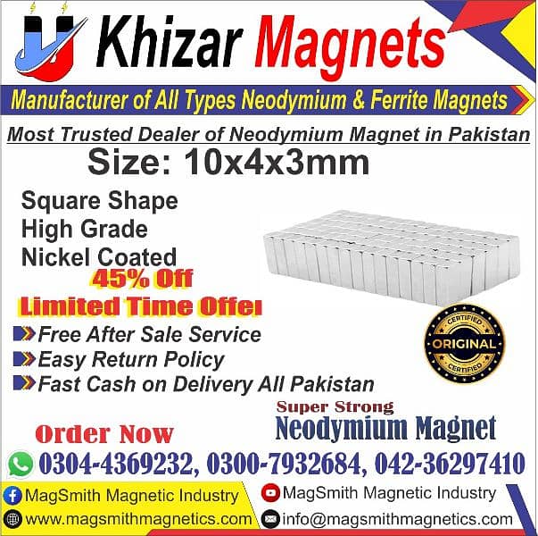Strong Neodymium Magnets very huge variety available at good prices 5