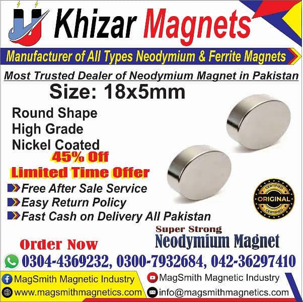 Strong Neodymium Magnets very huge variety available at good prices 8