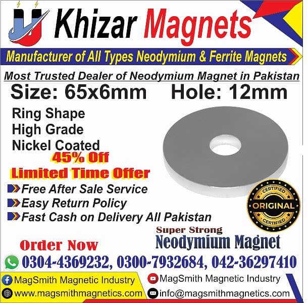 Strong Neodymium Magnets very huge variety available at good prices 9