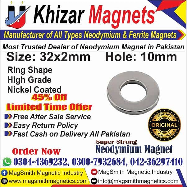 Strong Neodymium Magnets very huge variety available at good prices 11