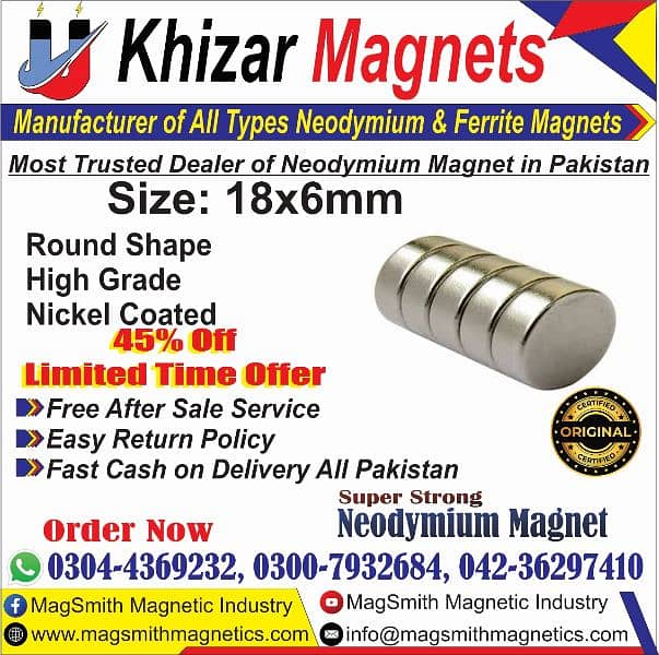 Strong Neodymium Magnets very huge variety available at good prices 14