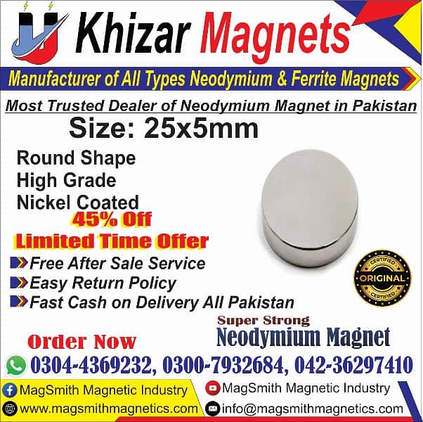 Strong Neodymium Magnets very huge variety available at good prices 15