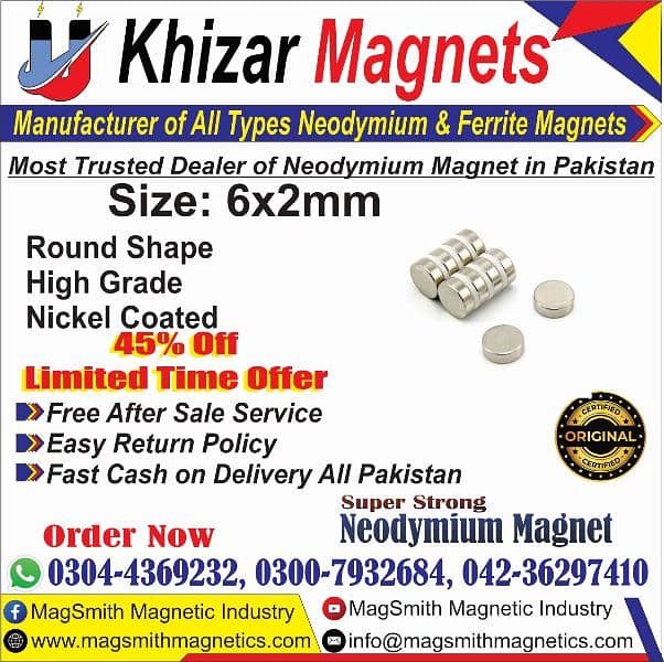 Strong Neodymium Magnets very huge variety available at good prices 19