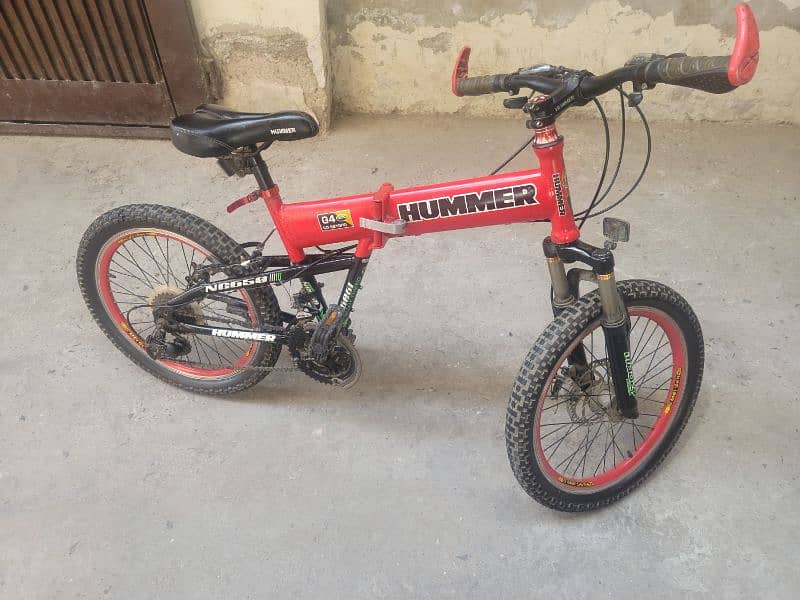 Folding and gear bicycle 5
