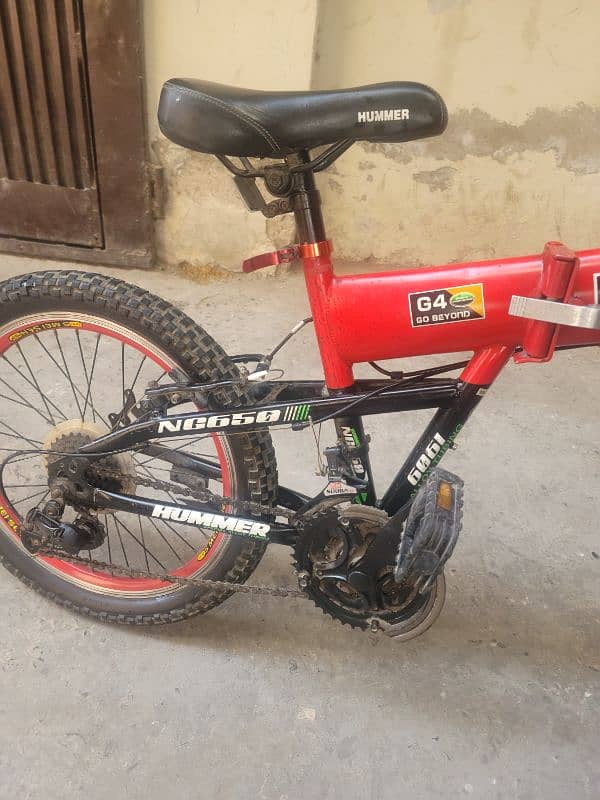 Folding and gear bicycle 9