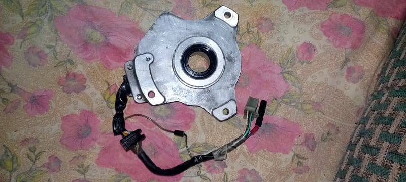 125 Geuniuen coil kara wid plate. . 70 bike agly pichly crome mudgaurd 2