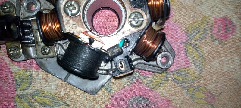 125 Geuniuen coil kara wid plate. . 70 bike agly pichly crome mudgaurd 3