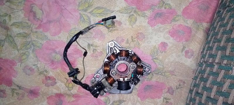 125 Geuniuen coil kara wid plate. . 70 bike agly pichly crome mudgaurd 5