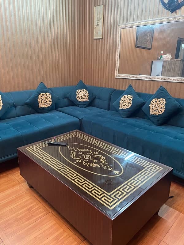 L shaped Sofa 7 seater 8