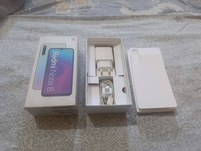 Redmi Note 8 (Box, Charger, Cover) 4/64GB PTA Approve 0