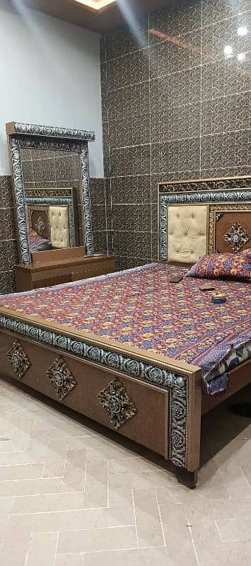 Double Bed Dressing Table with Matress 0