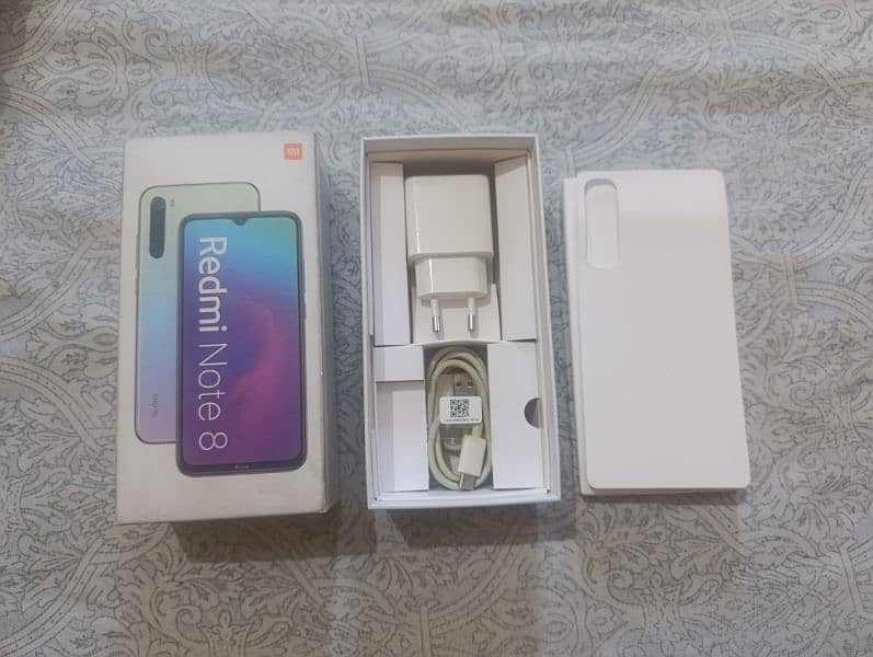 Redmi Note 8 (Box, Charger) 4GB+64GB PTA Approve 0
