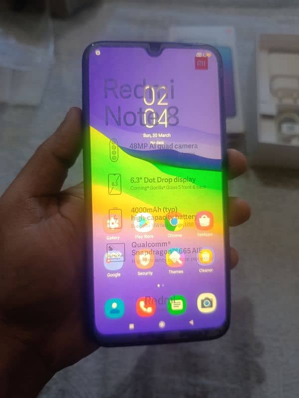 Redmi Note 8 (Box, Charger) 4GB+64GB PTA Approve 13