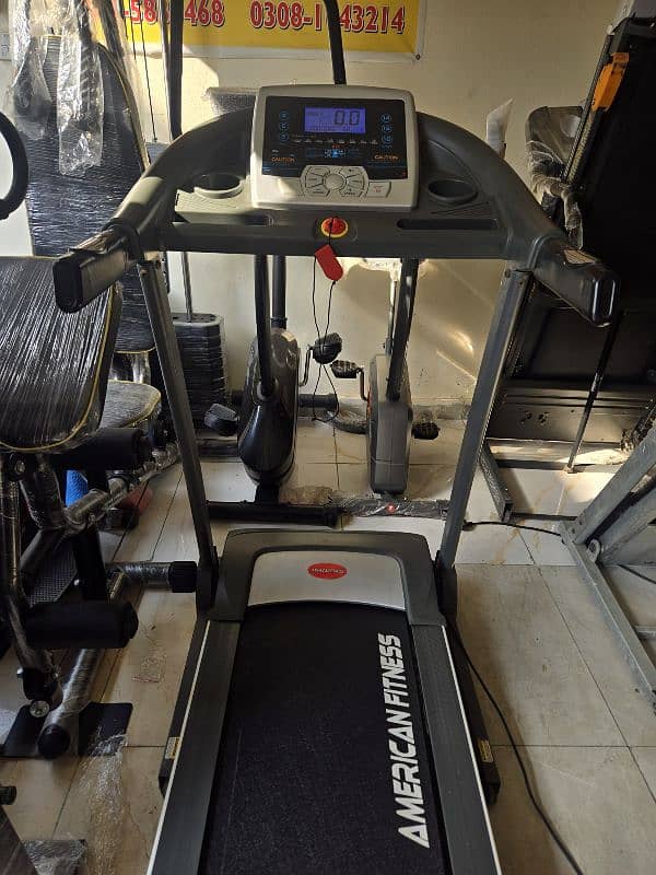 treadmill 0308-1043214/mannual treadmill/ exercise bikes/ home gym 4