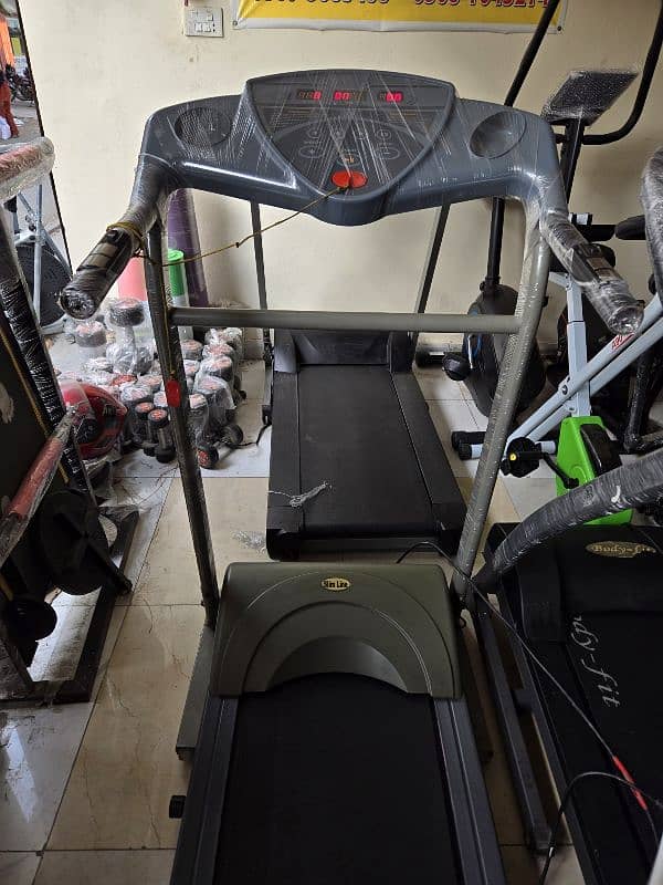 treadmill 0308-1043214/mannual treadmill/ exercise bikes/ home gym 7