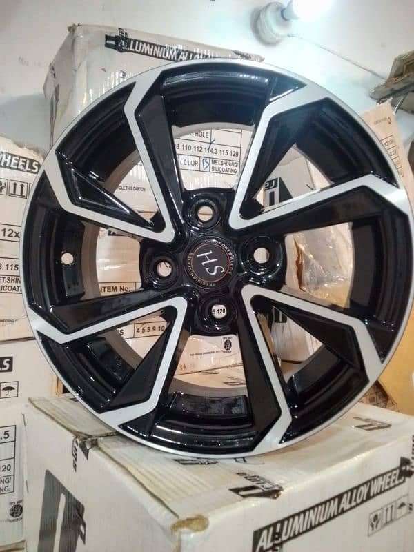 BRAND NEW GRANDE STYLE ALLOY RIMS FOR SUZUKI ALTO VXL AND ETC. . . 1
