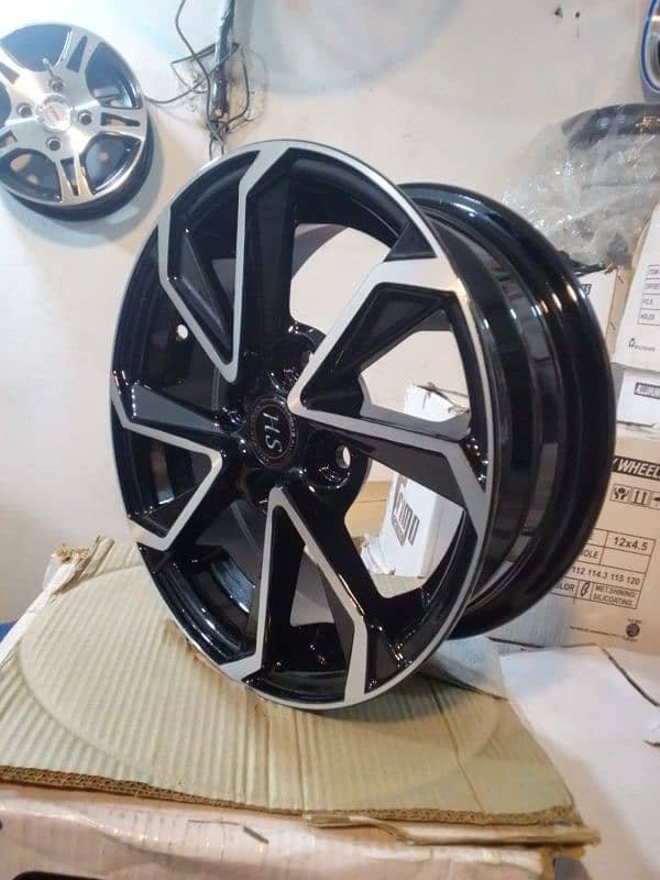 BRAND NEW GRANDE STYLE ALLOY RIMS FOR SUZUKI ALTO VXL AND ETC. . . 6