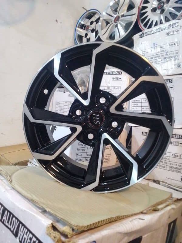 BRAND NEW GRANDE STYLE ALLOY RIMS FOR SUZUKI ALTO VXL AND ETC. . . 7