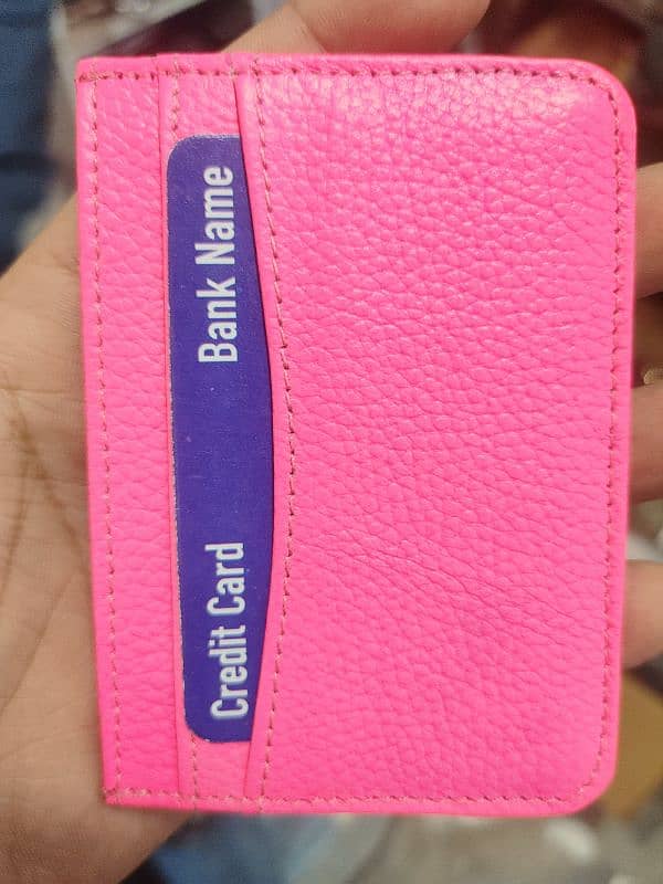 Card Holder 100% Genuine Leather Wallet 0