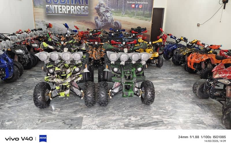 125cc Best for Hunting Atv Quad 4 Wheels Bikes Delivery In All Pak 0