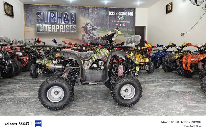 125cc Best for Hunting Atv Quad 4 Wheels Bikes Delivery In All Pak 1