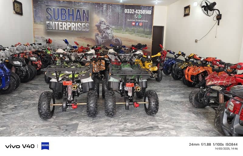 125cc Best for Hunting Atv Quad 4 Wheels Bikes Delivery In All Pak 3