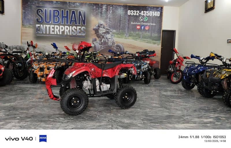 125cc Off Road Hunter Jeep Atv Quad Bikes Delivery In All Pakistan 4