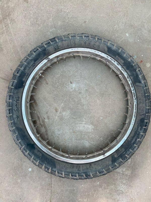 125 Honda Used Tyre's 1