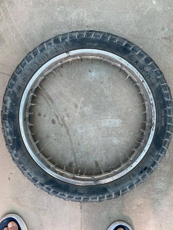 125 Honda Used Tyre's 2