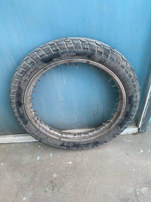 125 Honda Used Tyre's 3