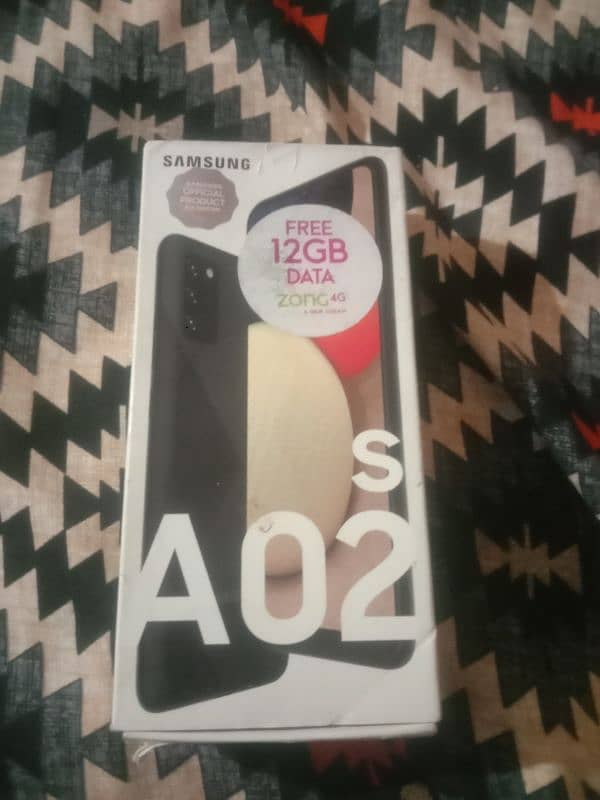 Samsung a02s original box for urgent sale 0