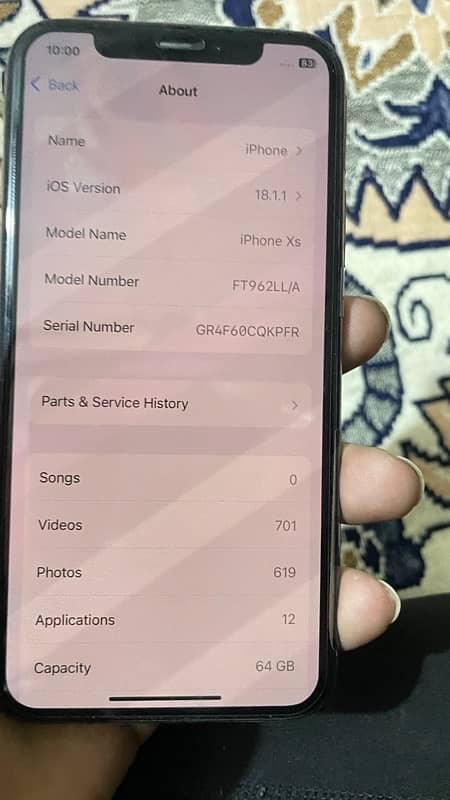 iPhone XS 64gb factory unlock all ok 6