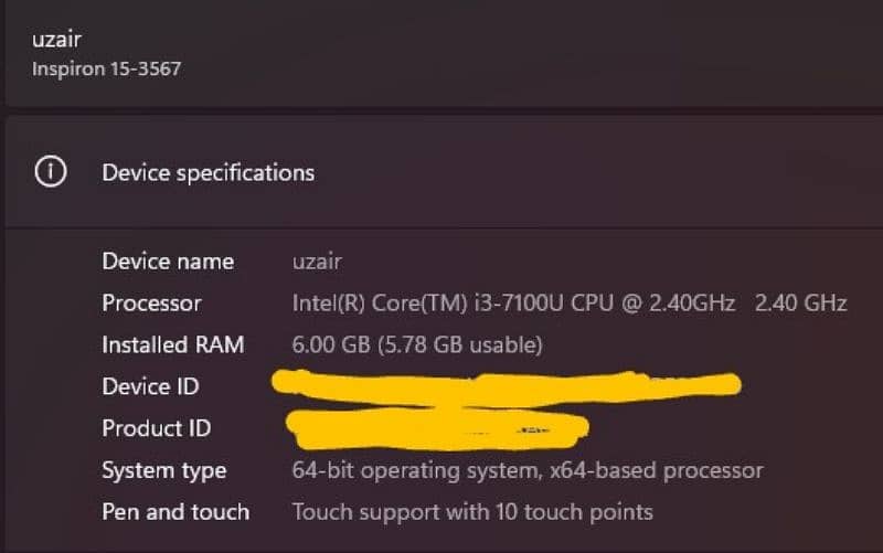 laptop touchscreen i3 7th generation for sale 2