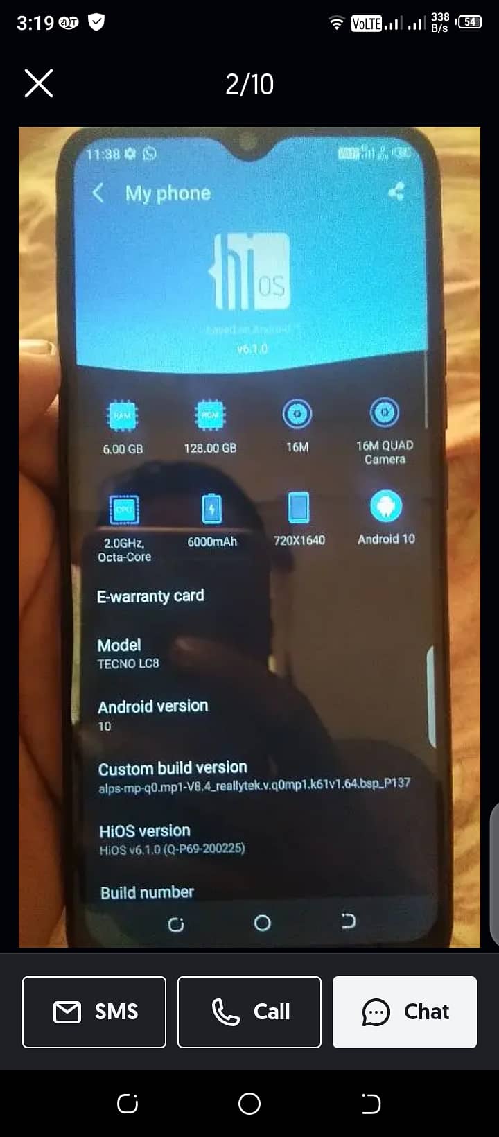 tecno lc8 pouvoir 4 pro 2