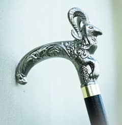 Markhor Handle Walking Stick, Premium Walking Cane