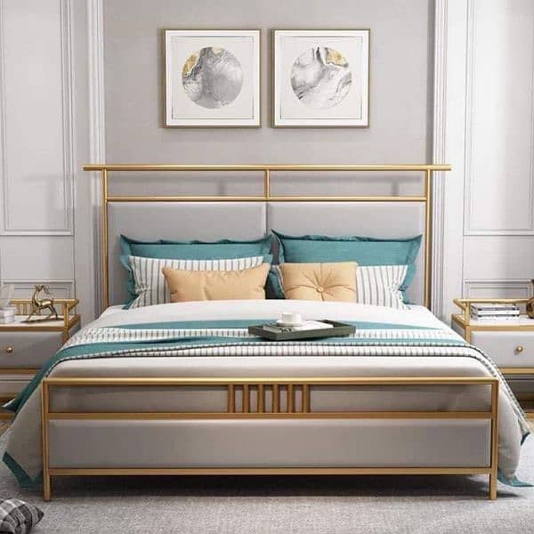 Bed/iron bed/furniture/dressing/side table 1